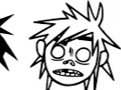 pochoir gorillaz