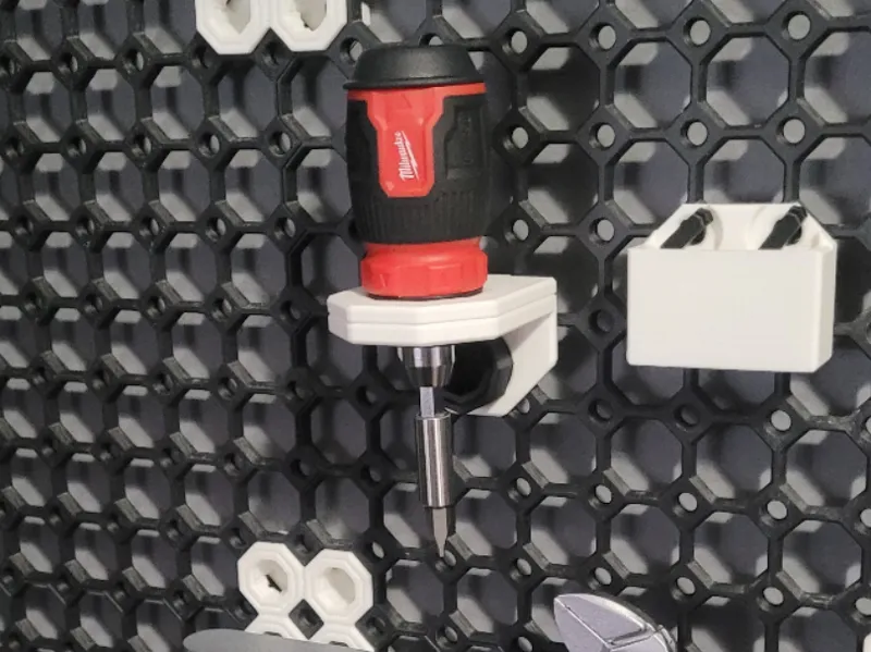 Multiboard Single Screwdriver Holder for Milwaukee