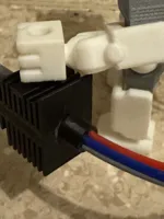 Print head four filament joining adapter (glue in place)