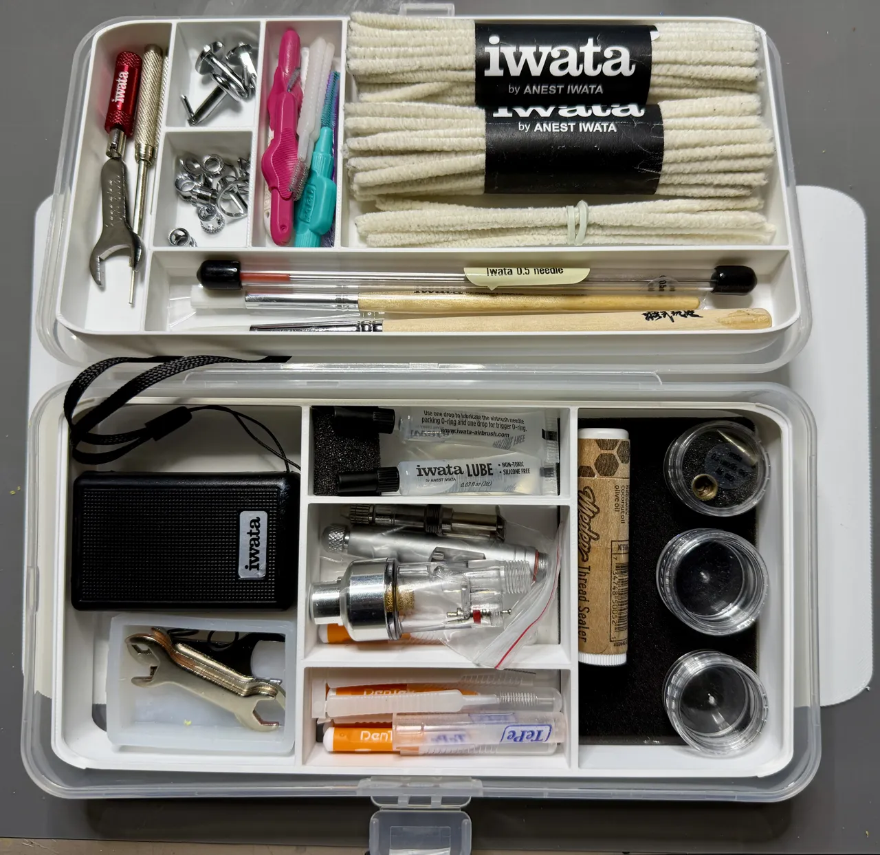iwata cleaning box inserts for organization view 2