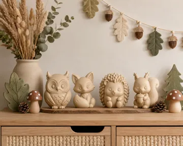 Figura decorativa: Cute forest friends figure pack — vista de referencia 3