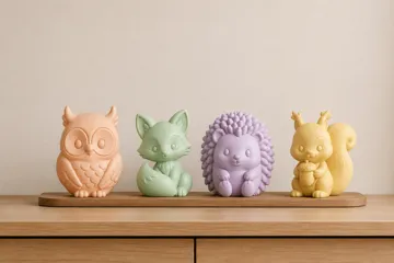 Figura decorativa: Cute forest friends figure pack — vista de referencia 4