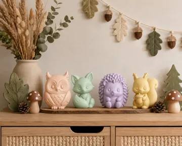 Figura decorativa: Cute forest friends figure pack — vista de referencia 5