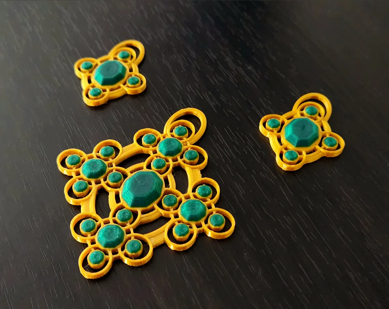 Costume/Cosplay Jewelry Set- Earrings and Pendant view 4
