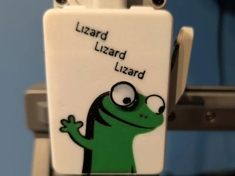 A1 Extruder Cover Lizard