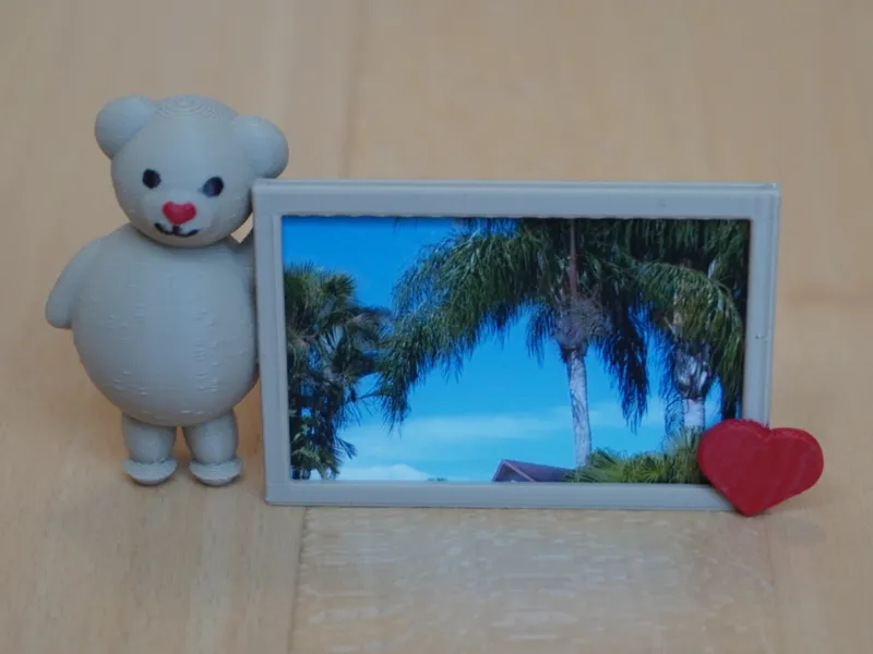 Teddy Bear with Photo Frame