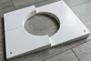 4 inch siding, .5 inch depth, 4 inch hole