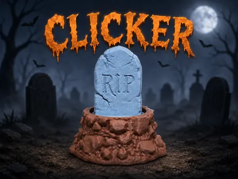 Objeto manipulable: Tombstone Clicker — referencia de MakerWorld