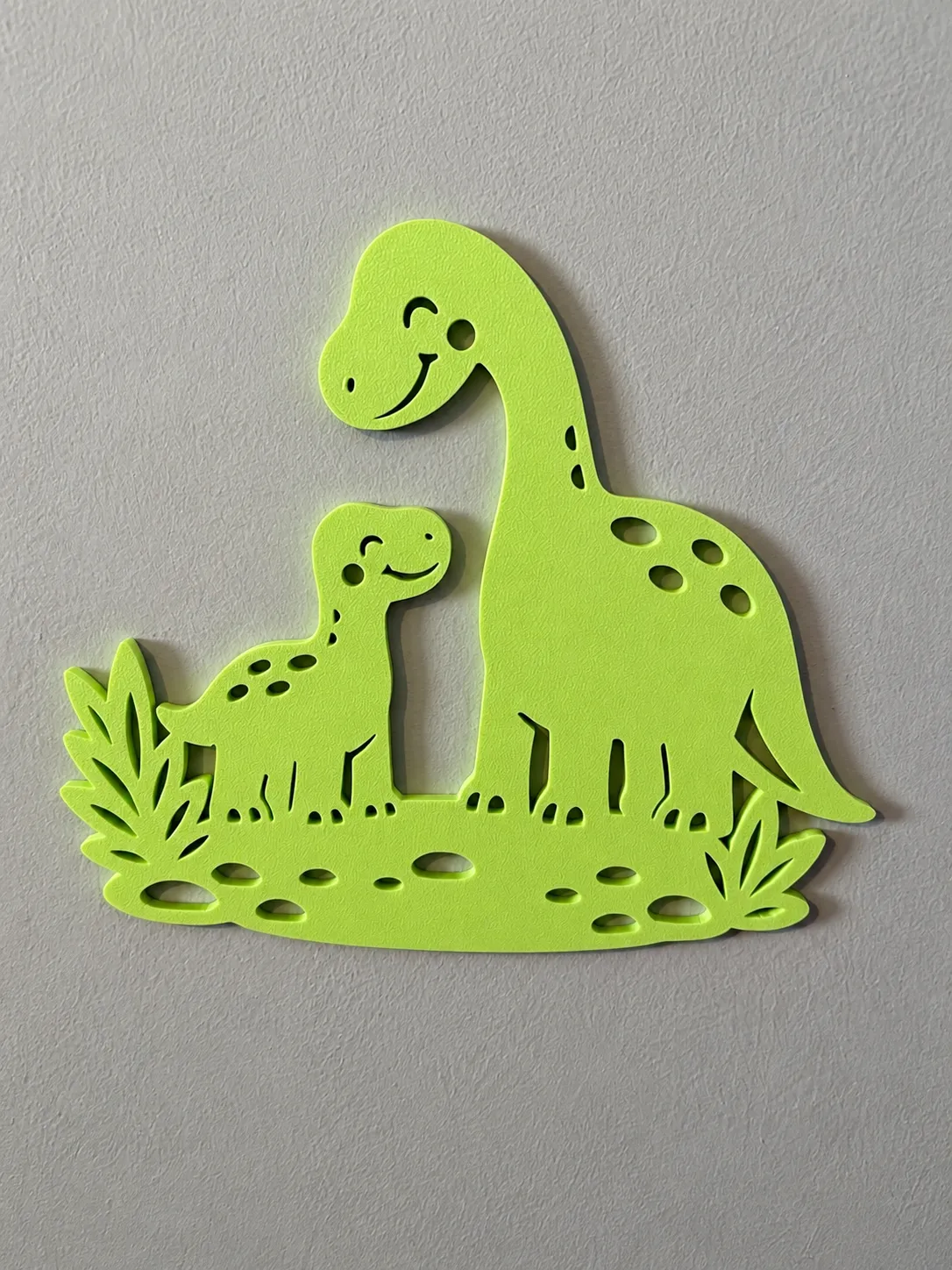 Wall art set : Dino with baby view 3