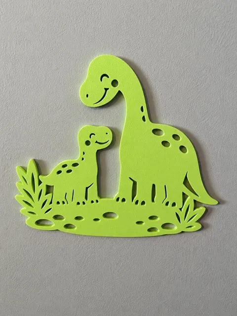Wall art set : Dino with baby view 3