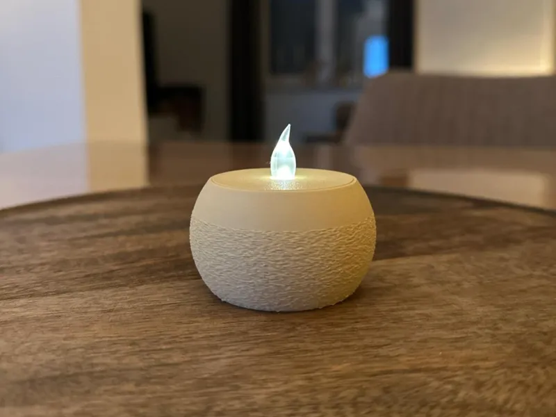 Tealight Cozy Fuzzy