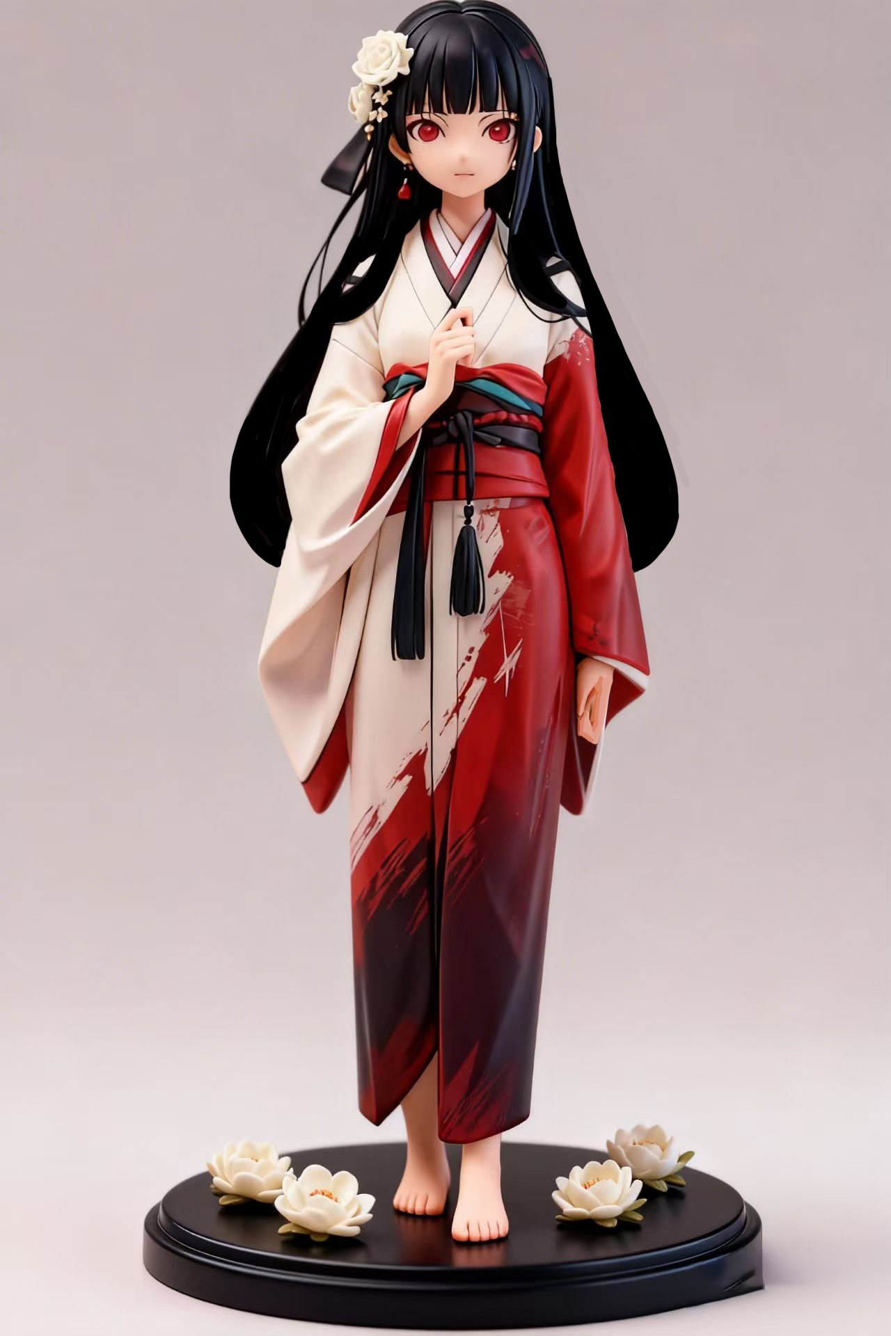 Miniatura 1 do modelo 3D 《地狱少女》阎魔爱 站姿 手办 高24cm 多色打印 AMS 已分件 易上色