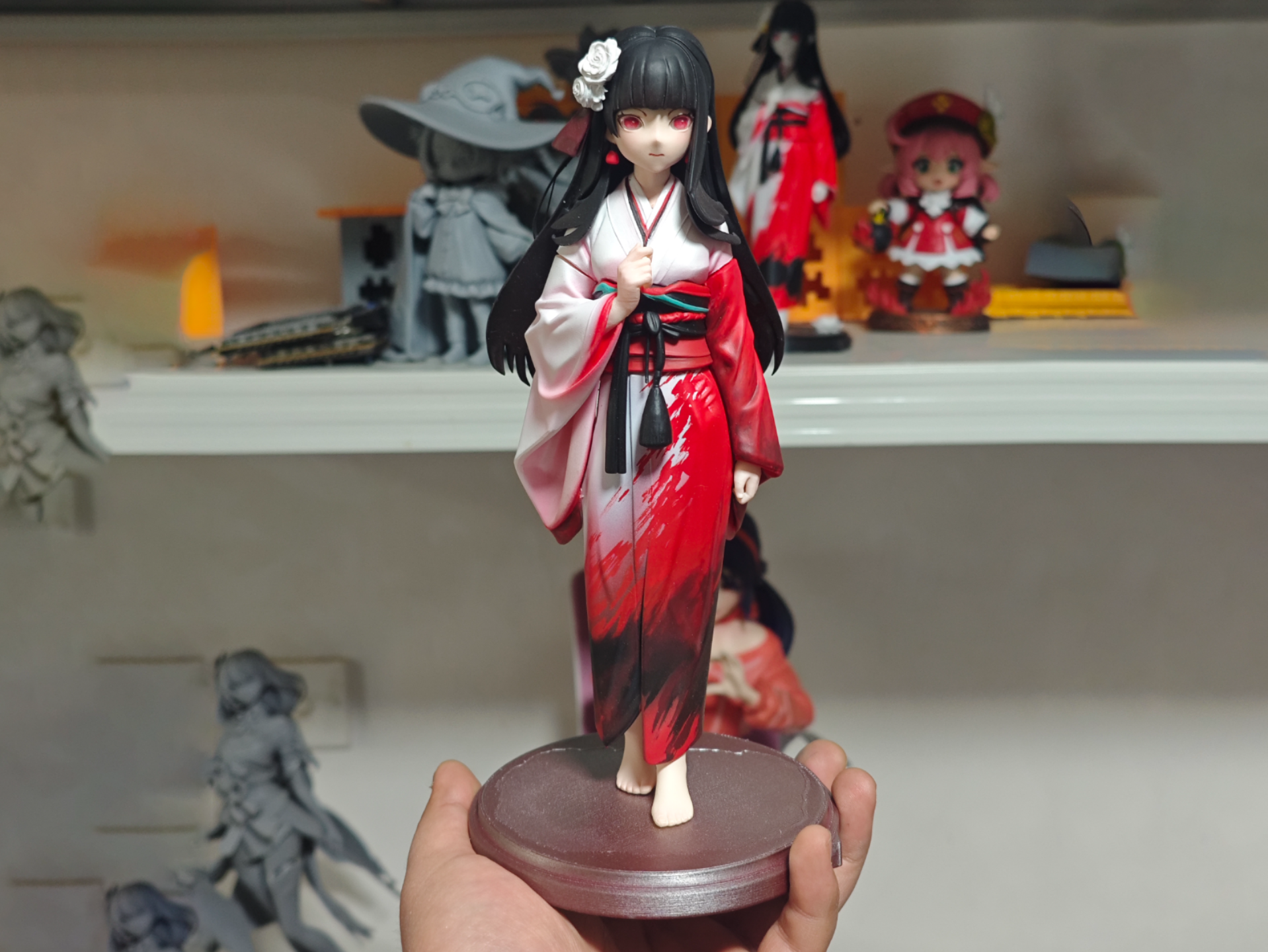 《地狱少女》阎魔爱 站姿 手办 高24cm 多色打印 AMS 已分件 易上色