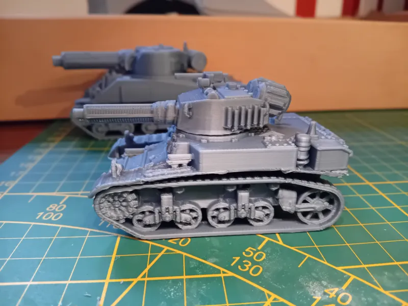 M5A2(T) Stuart Light Tank  with Tesla Cannon Proxy