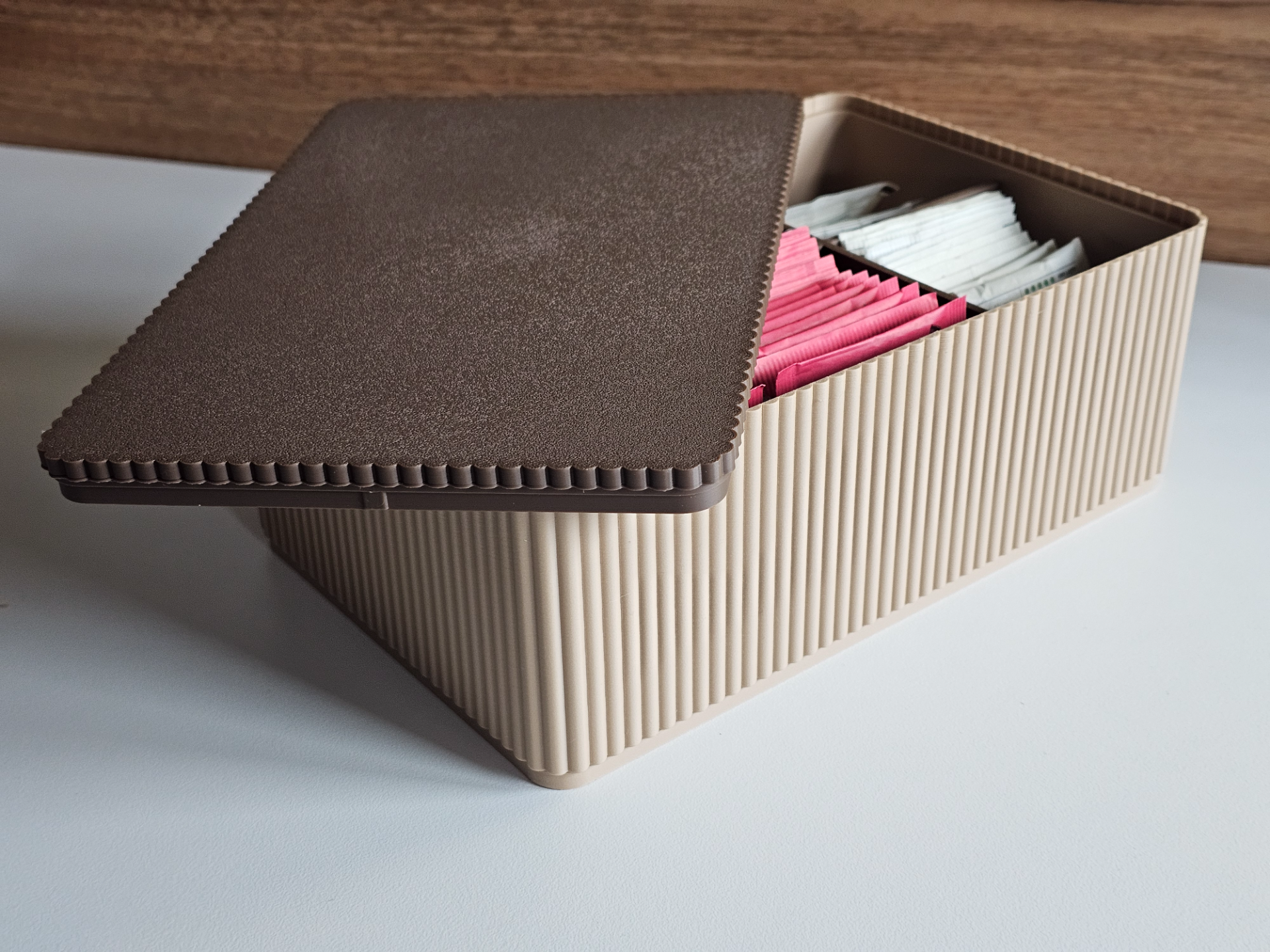 Stackable tea bag organizer