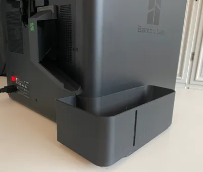 poop chute, two parts, optional magnets