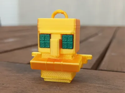 Minecraft Totem Of Undying Keychain