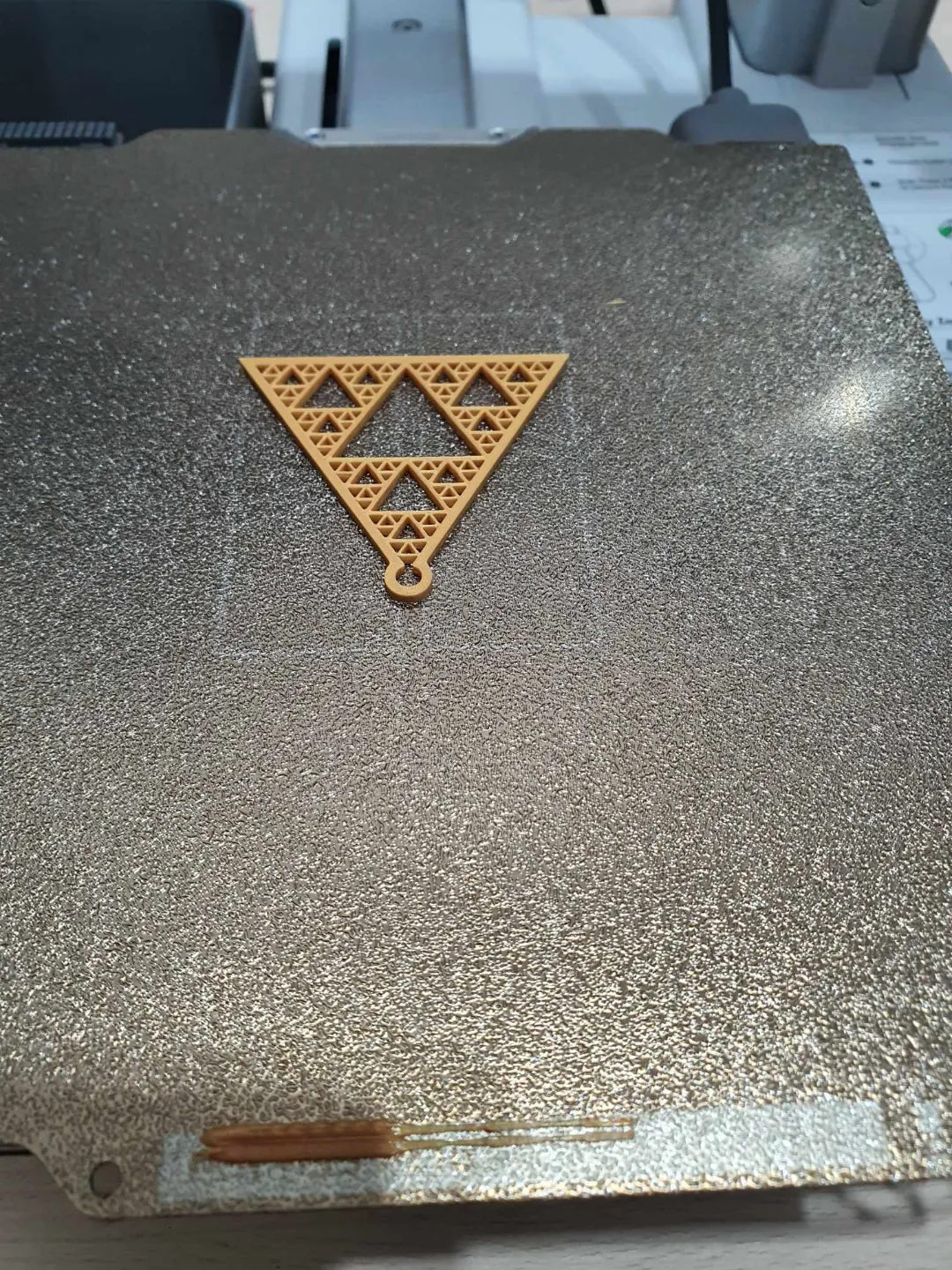 Sierpiński triangle earrings beauty of mathematics view 2