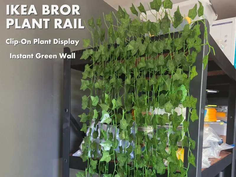 IKEA BROR - Clip-On Artifical Plant Display Rail