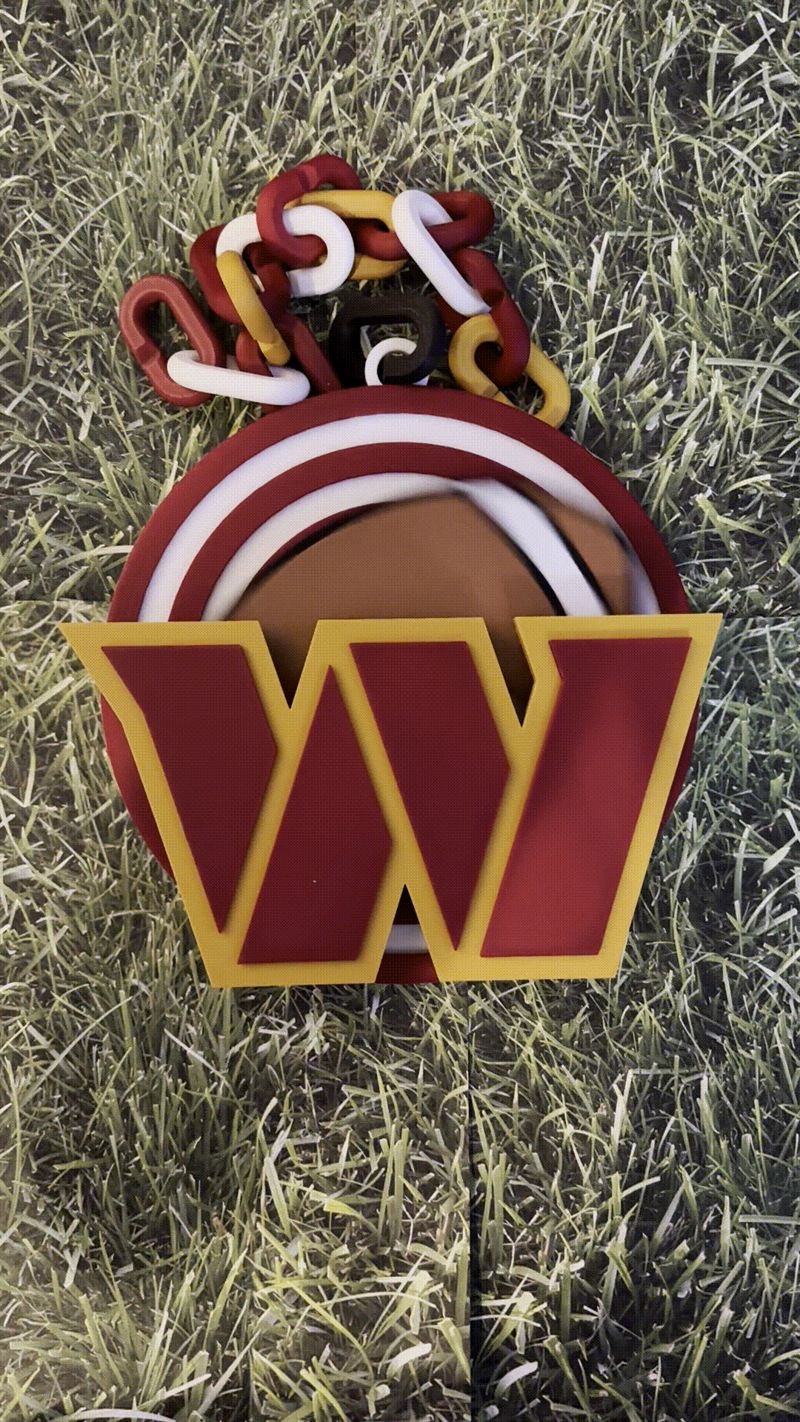 Washington Commanders Spinning Rally Chain