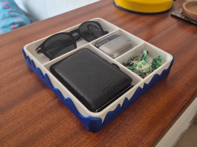 Valet Tray with Lid – 2-Piece Design, No AMS