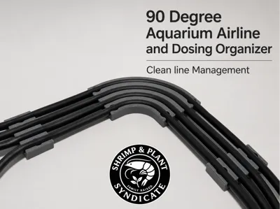 90 Degree Aquarium Airline and Dosing Organizer