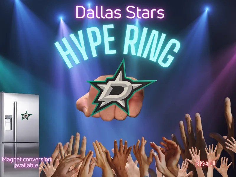 Dallas Stars Hype Ring