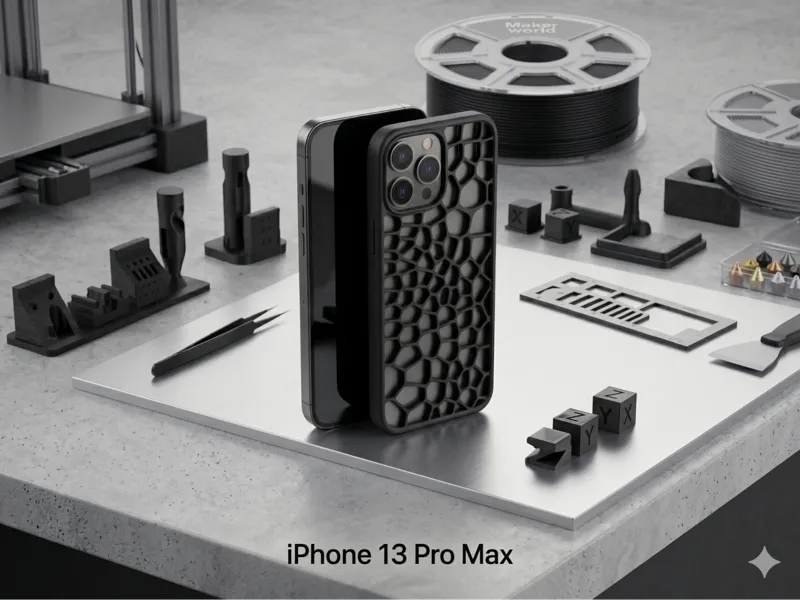 iPhone 13 Pro Max Voronoi Case
