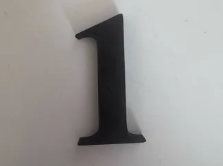 Number 1 for wall