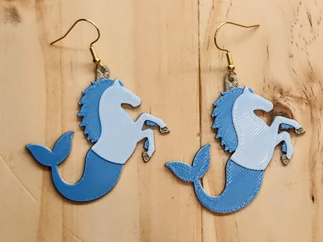 Hippocampus Earrings