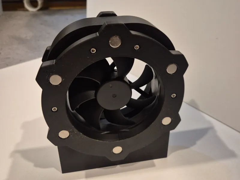 Bambulab P2S Exhaust Kit Adapter auf Magnetsysteme