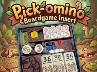Pickomino + Extrawurm Insert /Heckmeck am Bratwurm