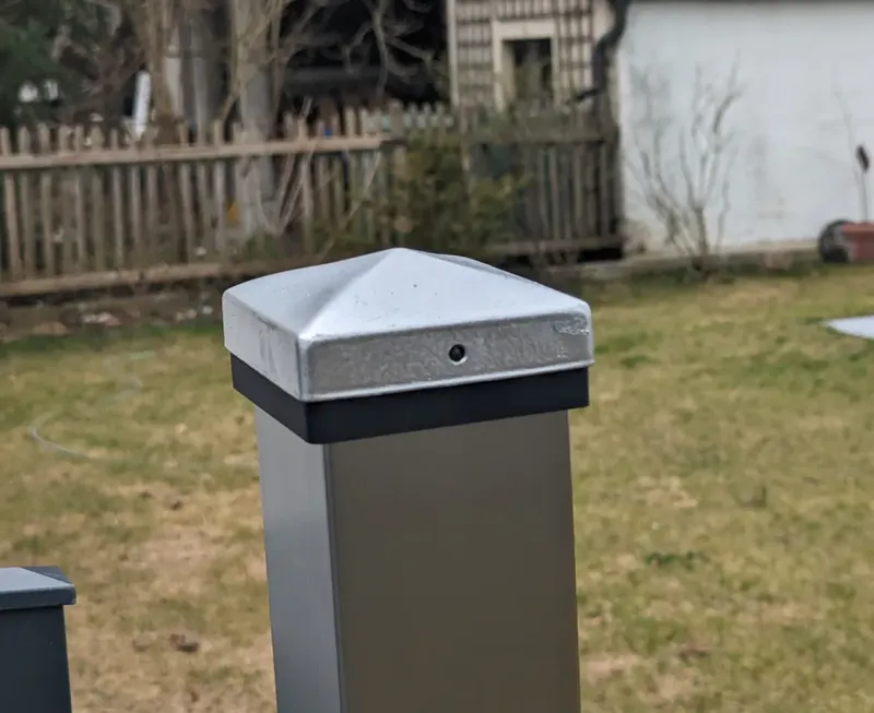 Fencepost Cover Adapter 91 mm to 80 mm