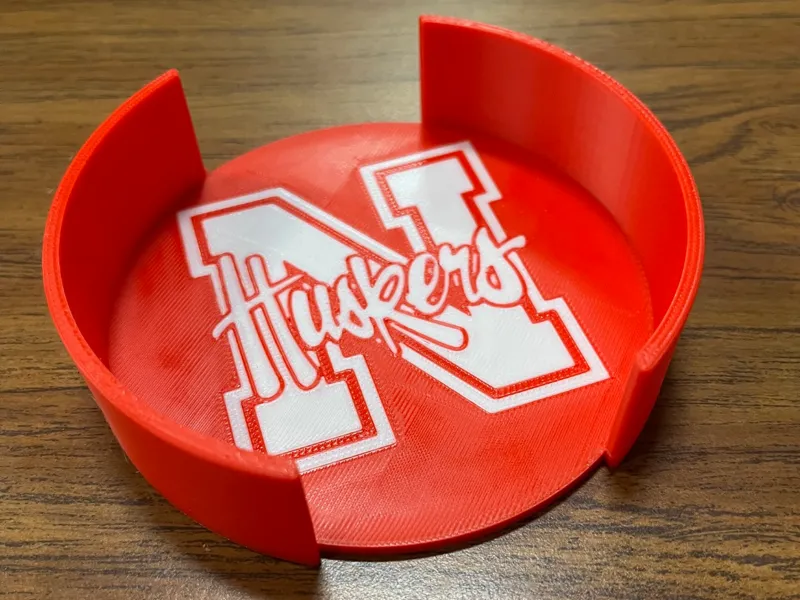 Nebraska Cornhuskers Coaster Holder