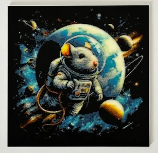 Mausonaut (color experiment 1)