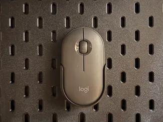 Logitech Pebble Mouse mount for Skadis pegboard