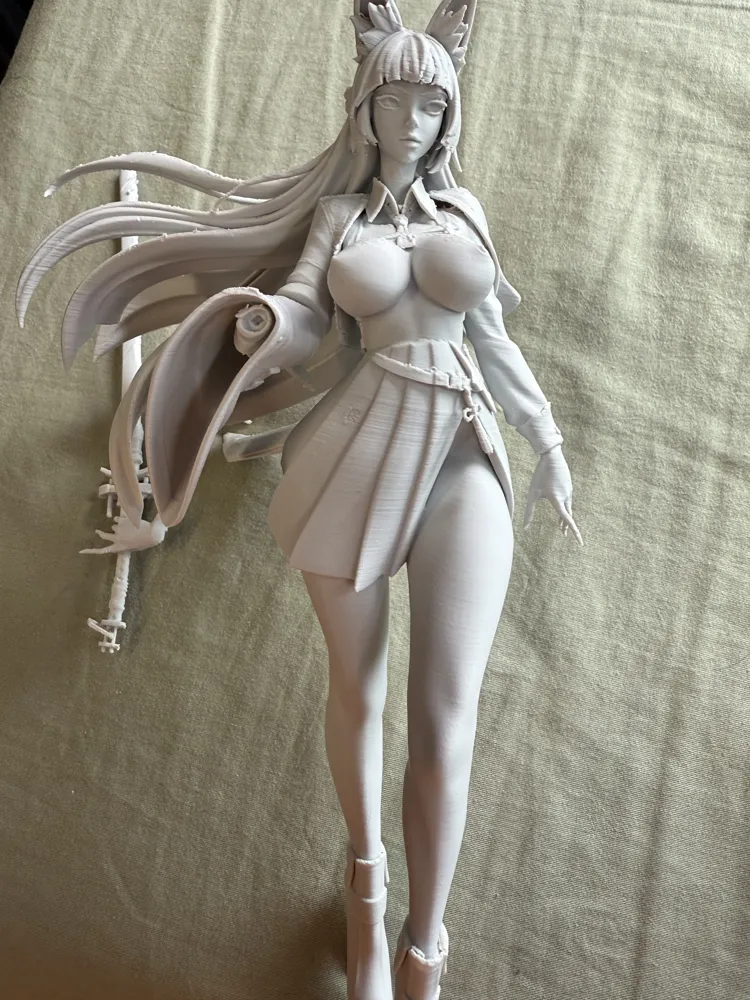 ZZZ - Miyabi (half nude ver.) by Lastiala MakerWorld: Download Free 3D