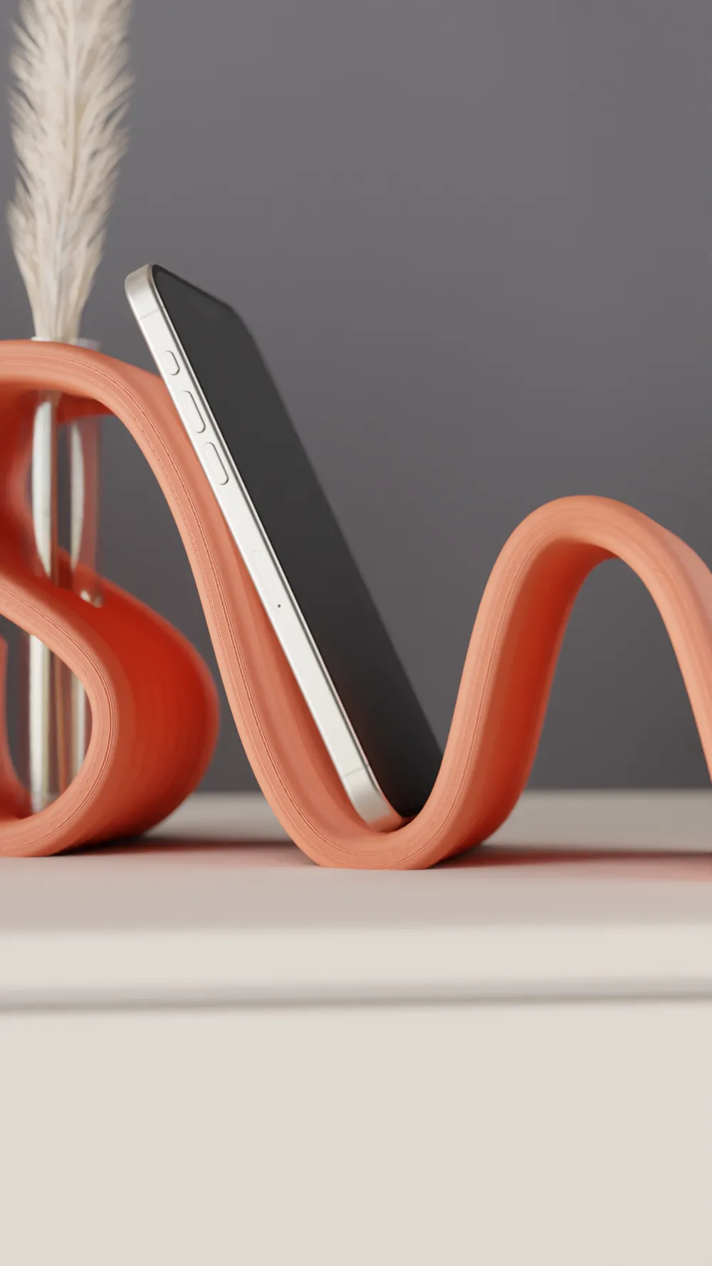 Phone and book rest with Propagation vase. - Free 3D Print Model ...