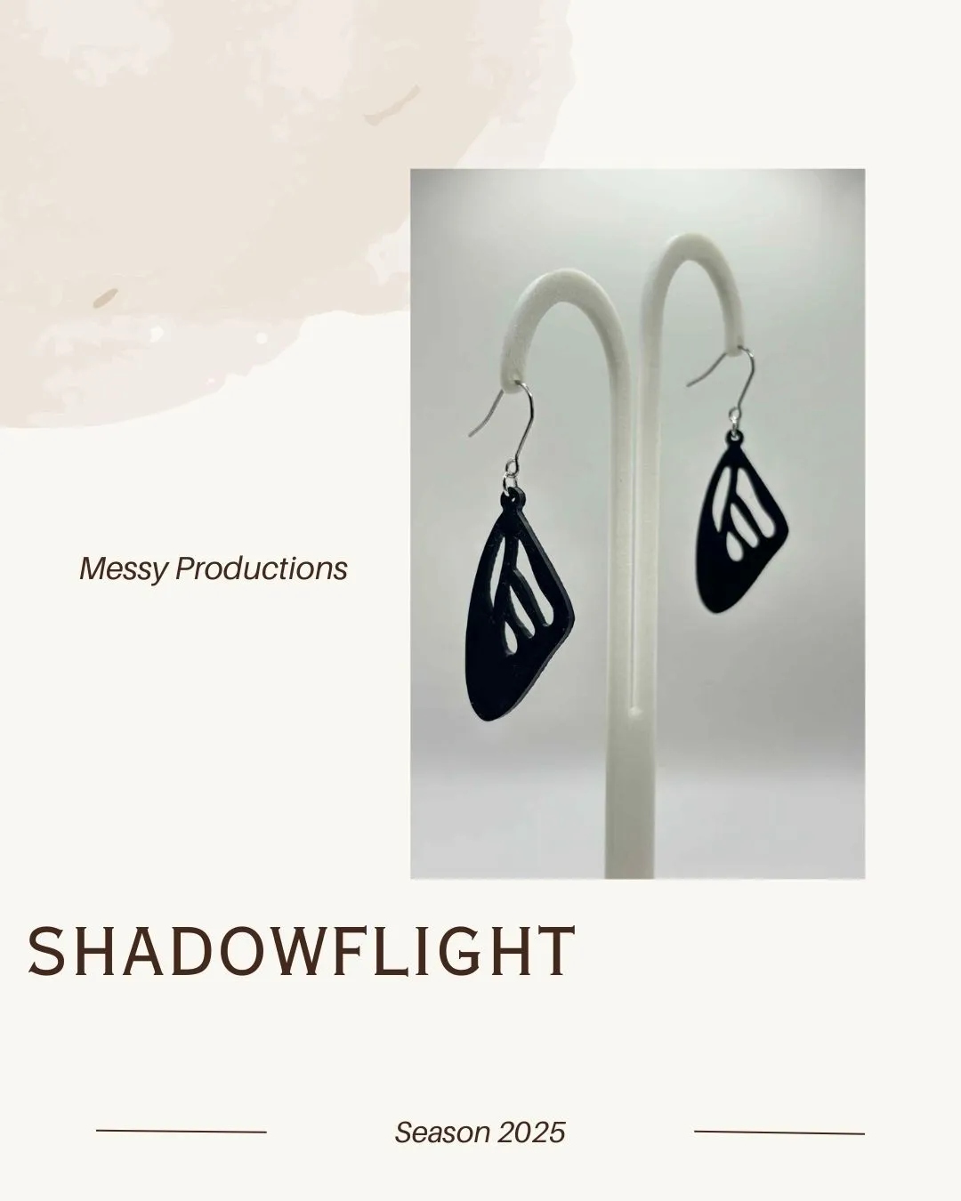 Butterfly wings Earrings - No AMS view 3