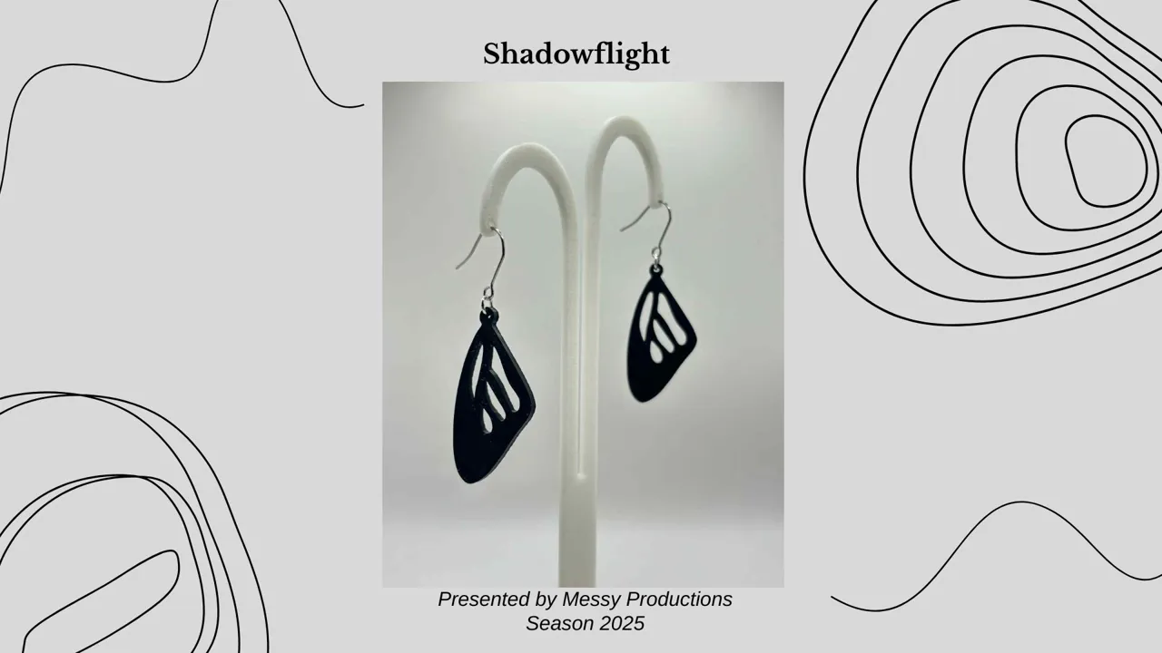 Butterfly wings Earrings - No AMS view 2