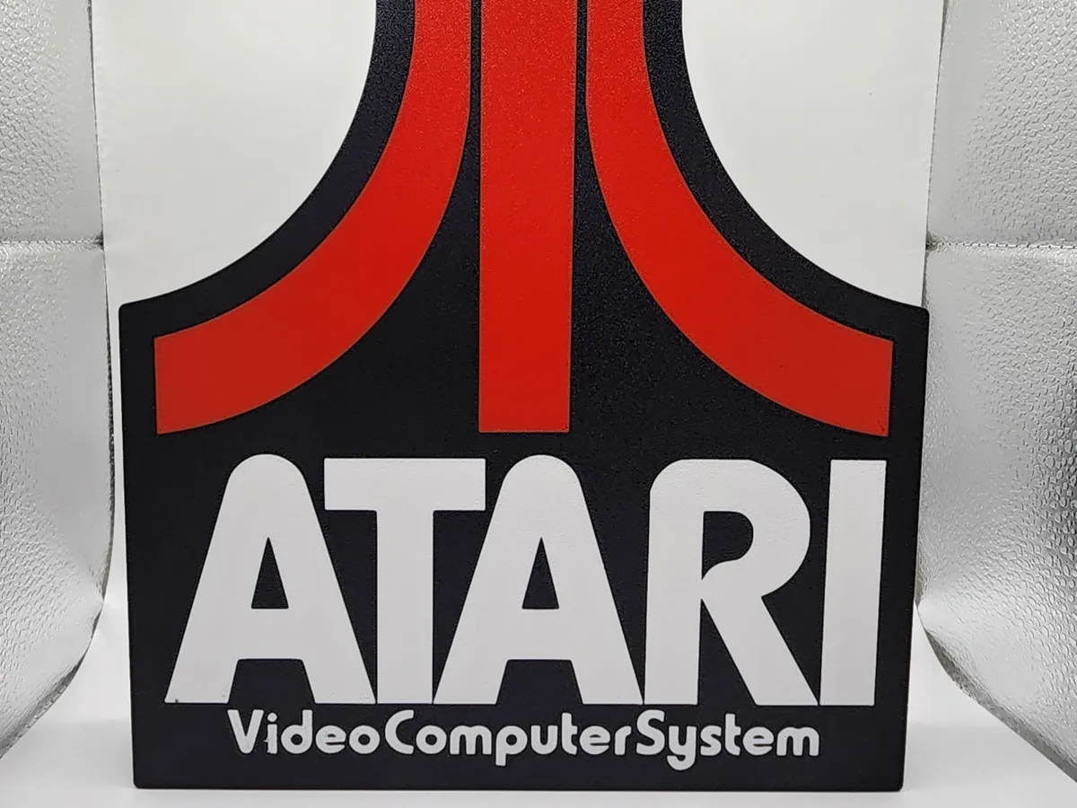 Atari Error Atari Logo (Light Up Sign) - Free 3D Print Model - MakerWorld