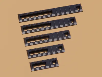 MLOK Adjustable Picatinny/Picatinny Rail
