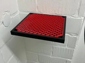 Lackiertisch zur Wandmontage