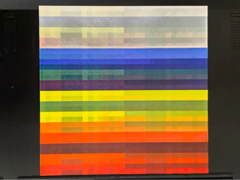 4 colors to make 1024 colors [testing model]
