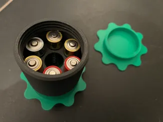 Battery Holder/ Tray/ Bracket FOR Bambu Spool Weight from LarryCnAZ