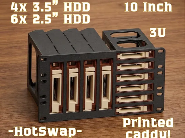 10 ინჩიანი 3U HDD მოდული HP Gen8/9 caddy-ებისთვის