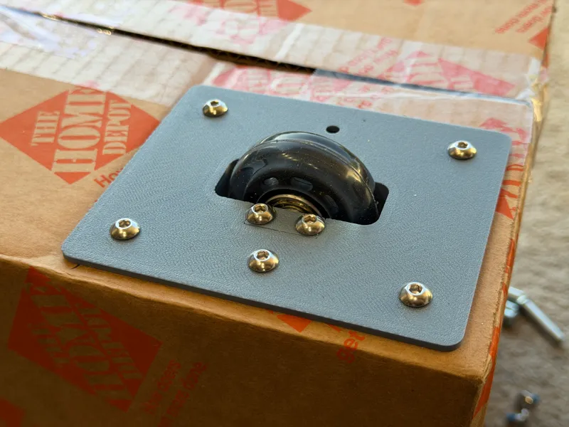 wheel caster roller retrofit fr cardboard bike box