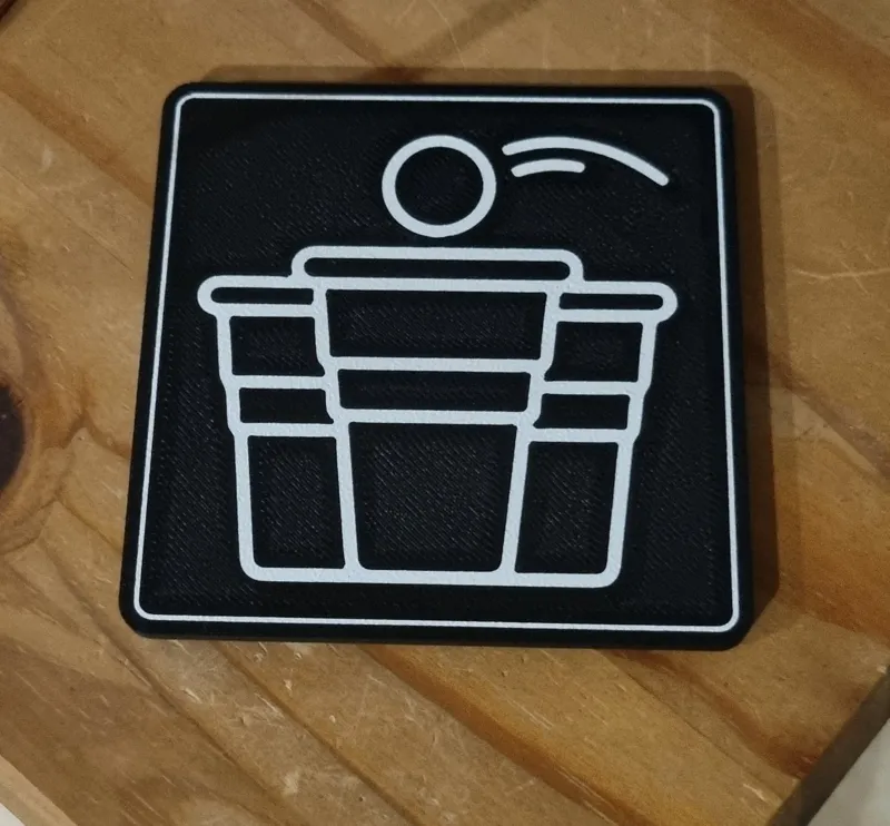 Beer Pong Coaster - Funny Thing