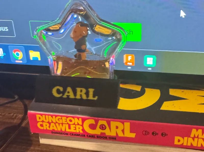 Dungeon Crawler Carl Keychain Holder/Display