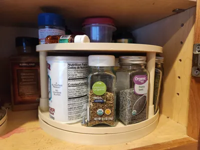 Spice Rack Carousel plus printed 50mm rods